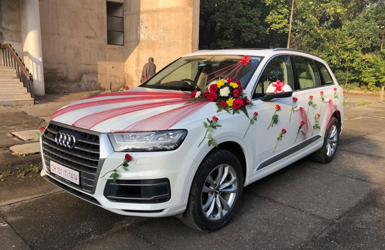 Luxury Wedding Audi Q7 Car Rentals In Chandigarh